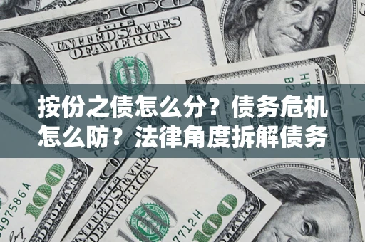 武汉按份之债怎么分？债务危机怎么防？法律角度拆解债务分配与风险自保指南