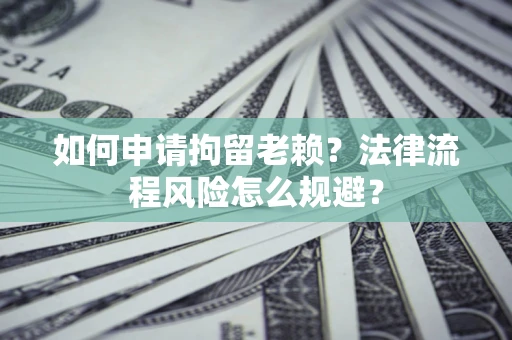 武汉如何申请拘留老赖？法律流程风险怎么规避？