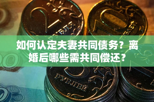 武汉如何认定夫妻共同债务？离婚后哪些需共同偿还？