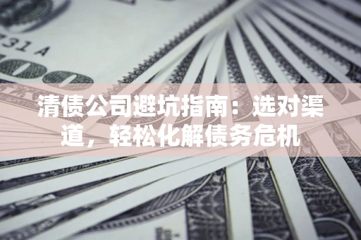 武汉清债公司避坑指南：选对渠道，轻松化解债务危机