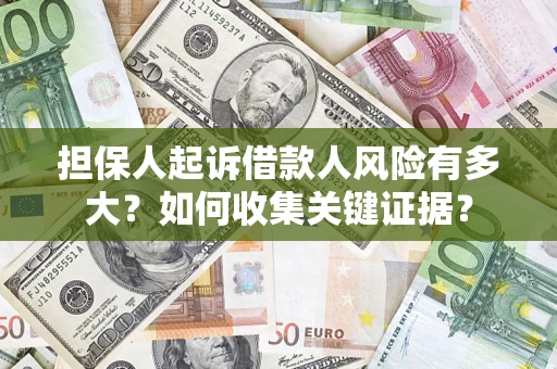 武汉担保人起诉借款人风险有多大？如何收集关键证据？