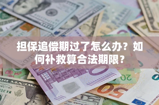 武汉担保追偿期过了怎么办？如何补救算合法期限？
