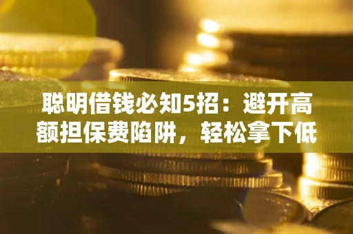 武汉聪明借钱必知5招：避开高额担保费陷阱，轻松拿下低息贷款