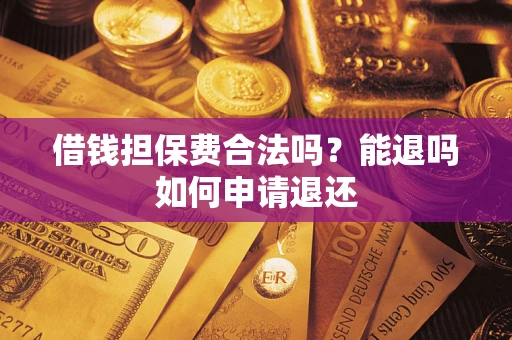 武汉借钱担保费合法吗？能退吗如何申请退还